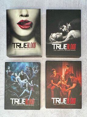 True Blood DVD Lot Seasons 1, 2, 3, 4